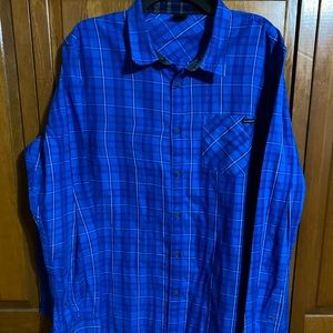 Oakley Blue Casual Long Sleeve XXL